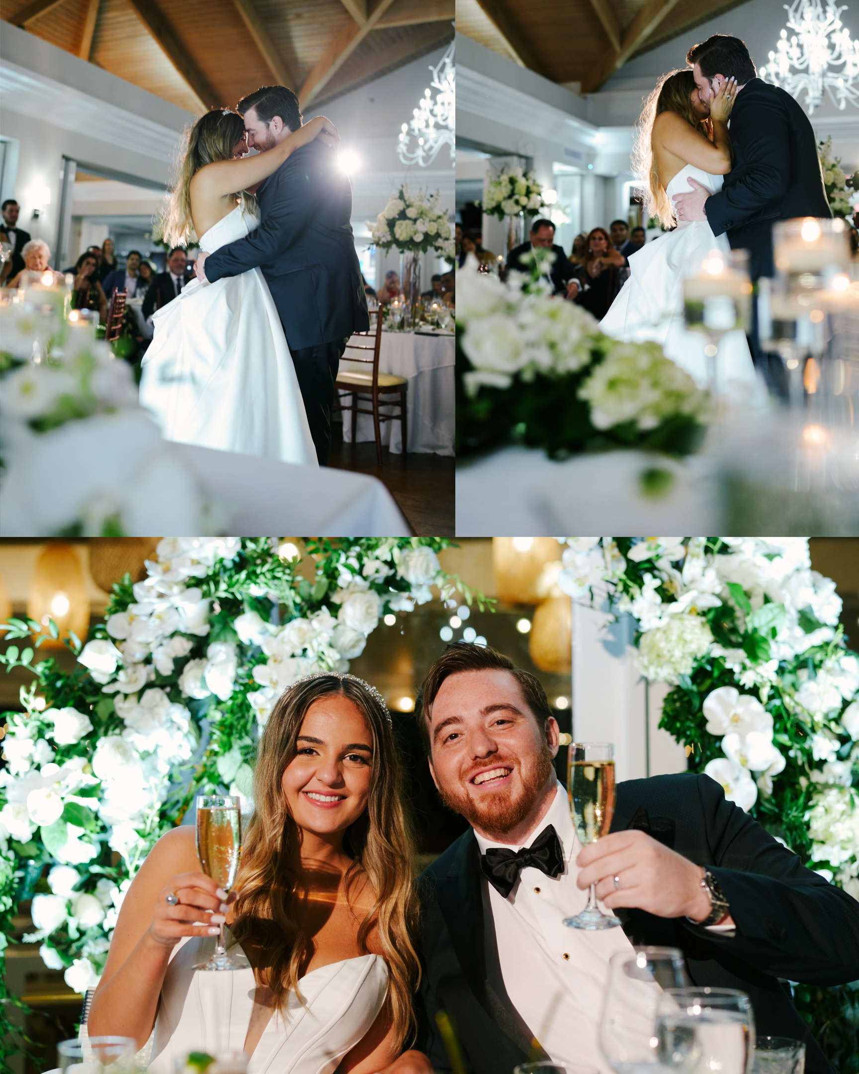 Bride and Groom Dancing Their First Dance